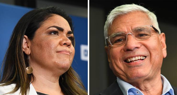 Jacinta Nampijinpa Price and Nyunggai Warren Mundine (Images: AAP)