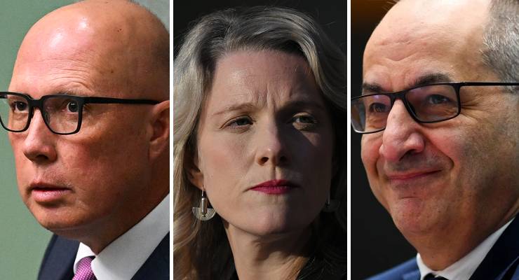 Peter Dutton, Clare O'Neil, Mike Pezzullo (Images: AAP)