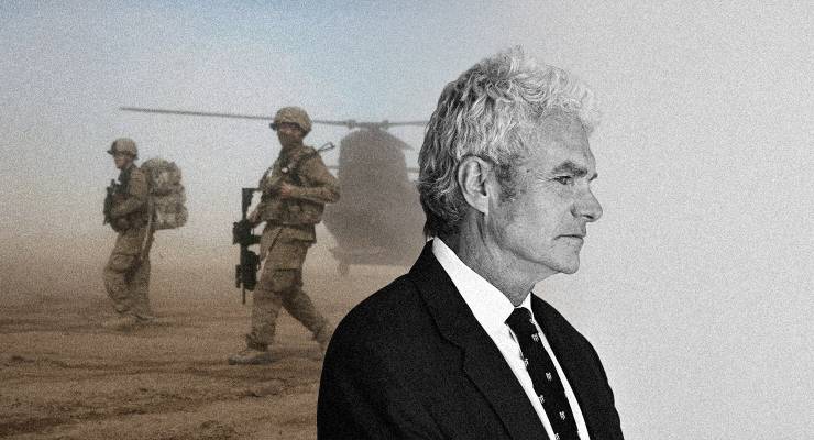 David McBride and NATO troops in Afghanistan (Image: AAP/Private Media)