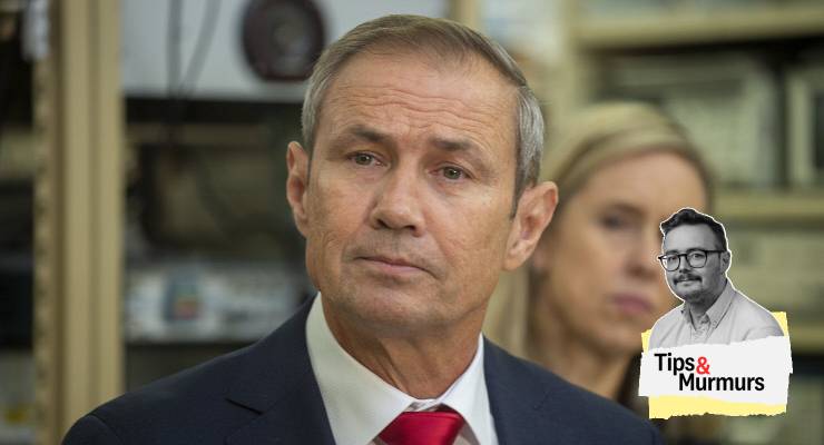 Western Australia Premier Roger Cook speaks to the media