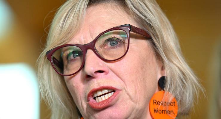 Rosie Batty in Canberra on Monday (Image: AAP/Lukas Coch)