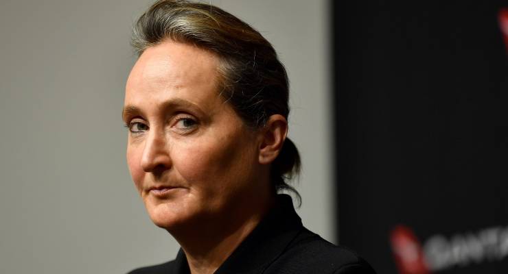 Qantas CEO Vanessa Hudson (Image: AAP/Bianca De Marchi)