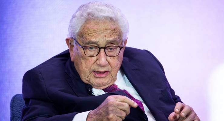 Former Secretary of State Henry Kissinger (Image: AAP/EPA/Jim Lo Scalzo)