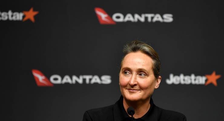 Qantas CEO Vanessa Hudson (Image: AAP/Bianca De Marchi)