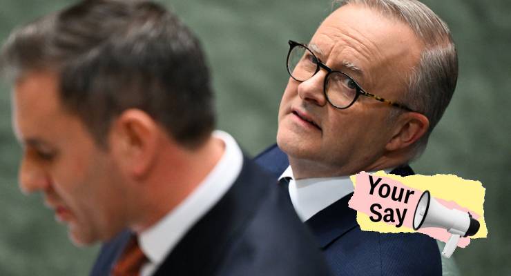 Treasurer Jim Chalmers and Prime Minister Anthony Albanese (Image: AAP/Lukas Coch/Private Media)