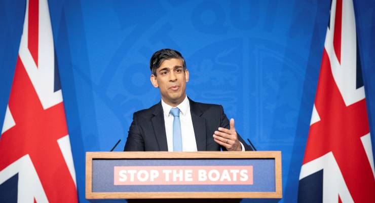 UK Prime Minister Rishi Sunak (Image: AP/Stefan Rousseau)