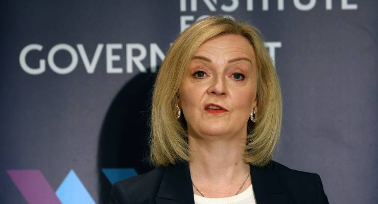 Former British prime minister Liz Truss in 2023 (Image: EPA/Andy Rain)