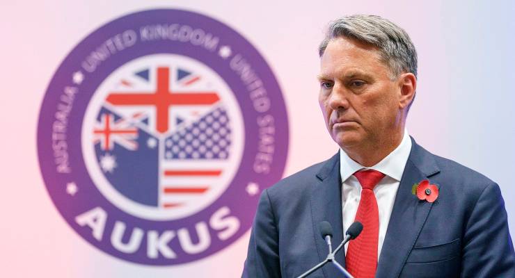 Defence Minister Richard Marles (Image: PA via AP/Dominic Lipinski)