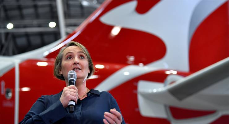 Qantas CEO Vanessa Hudson (Image: AAP/Bianca De Marchi)