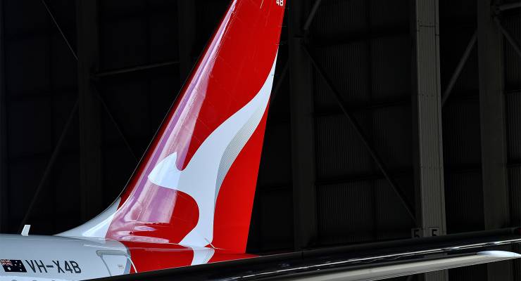 A QantasLink A220 aircraft (Image: AAP/Bianca De Marchi)