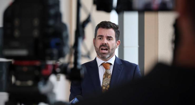 Northern Territory Deputy Chief Minister Chansey Paech (Image: AAP/NEVE BRISSENDEN)