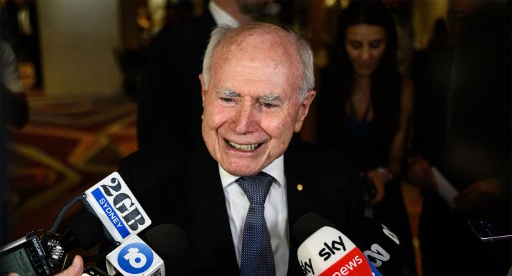 Former prime minister John Howard (Image: AAP/James Gourley)