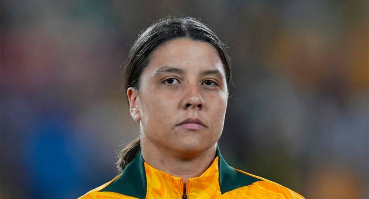 Matildas captain Sam Kerr (Image: Kim Price/Cal Sport Media/AAP)