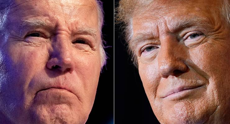 Joe Biden and Donald Trump (Image: AP)
