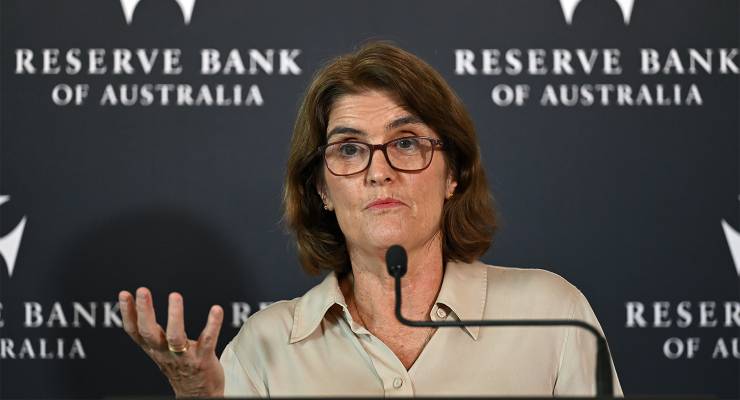 Reserve Bank governor Michele Bullock (Image: AAP/Dean Lewins)
