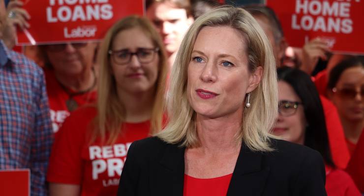 Tasmanian Labor leader Rebecca White (Image: AAP/Ethan James)