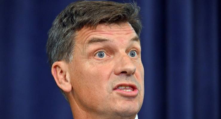 Shadow Treasurer Angus Taylor (Image: AAP/Mick Tsikas)