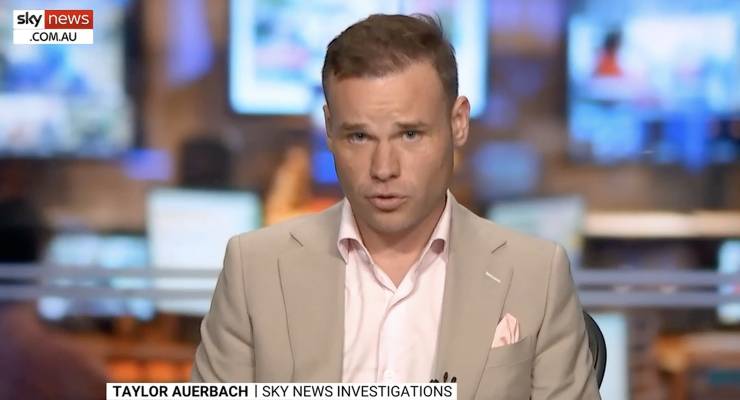 Former Sky News producer Taylor Auerbach (Image: Sky News)
