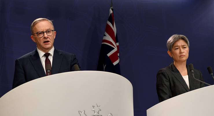 Anthony Albanese and Penny Wong (Image: AAP)