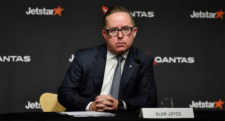 Former Qantas CEO Alan Joyce (Image: AAP/Bianca De Marchi)
