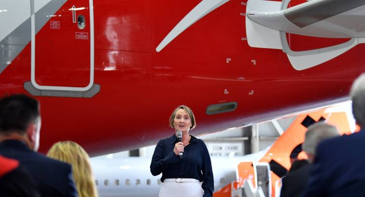 Qantas CEO Vanessa Hudson (Image: AAP/Bianca De Marchi)